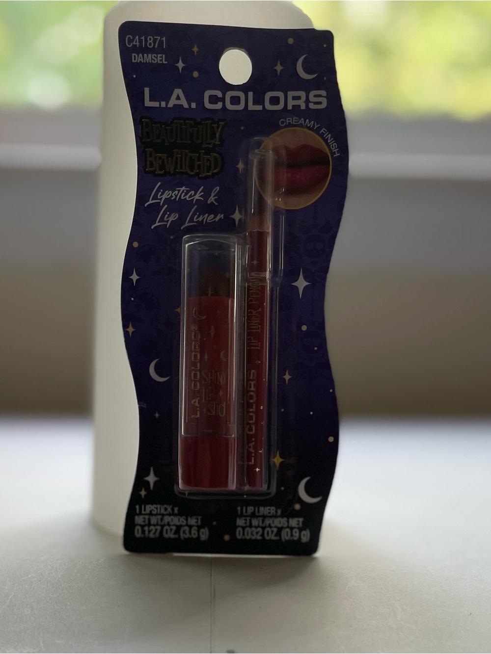 NEW L.A. Colors Lipstick & Lip Liner Kit Damsel Creamy Finish